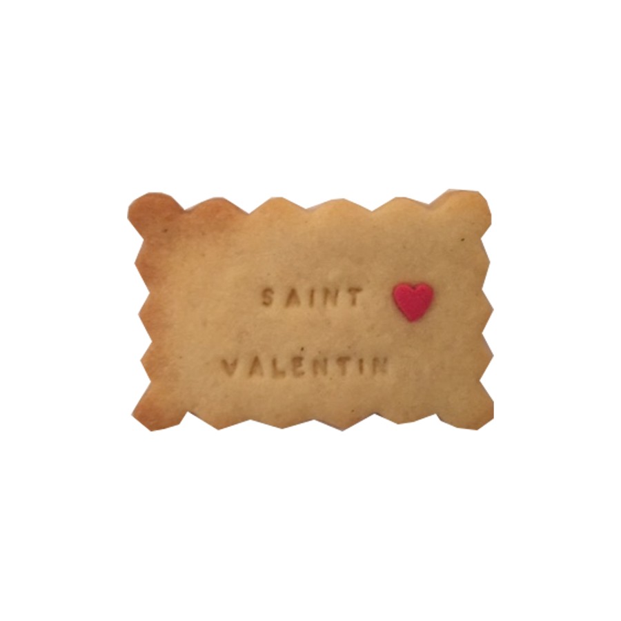 Biscuit personnalisé saint valentin