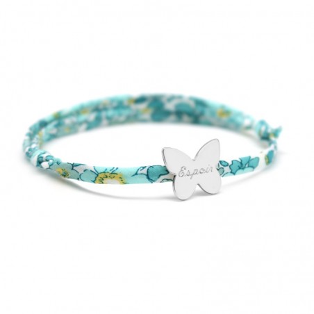 Bracelet personnalisé - Liberty papillon