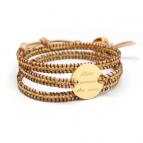 bracelet-beige-plaqué-or