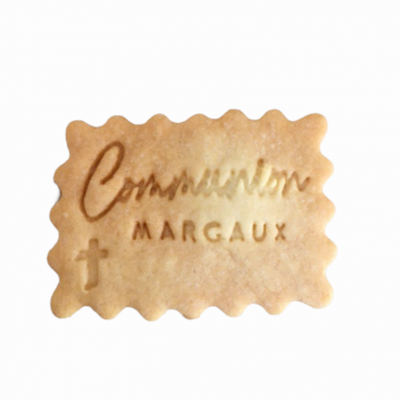 Biscuit personnalisé communion prénom