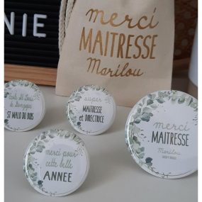 copy of Merci maîtresse/maître - Pochon + Magnets