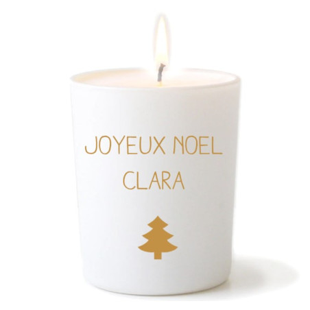 Bougie de Provence parfumée personnalisée - Cadeau Noël